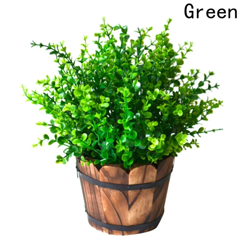 High Quality home table decoration flower accessories 7 branch/bouquet Artificial plants decorative simulation eucalyptus grass