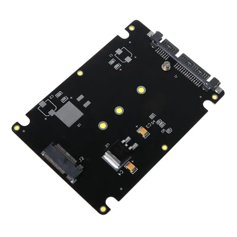 1 шт. жесткий диск коробка M.2 NGFF (SATA) SSD до 2 5 дюймов SATA3 адаптер карта твердотельный