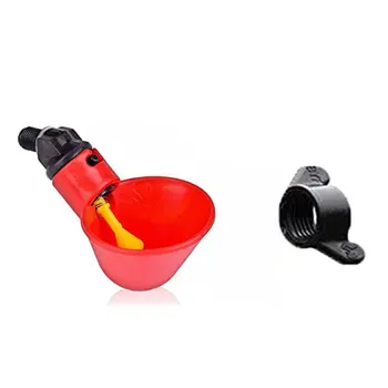 

10PCS Chicken Coop Waterer Fowl Poultry Chick Feeder Water Drinker Bird Automatic Drinking Bowls Farm Supplies