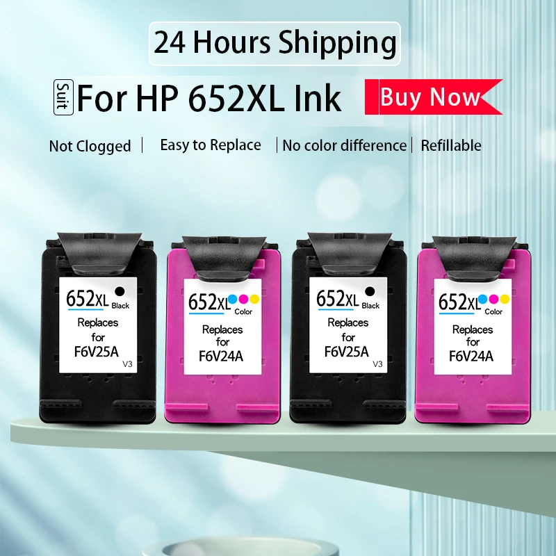 Reemplazo de cartucho de tinta para HP 652 652XL HP652 Deskjet serie 3635,  3636, 3835, 4535, 4675, 1115, 1118, 2135, 2136, 2138 de inyección de tinta  de impresora|Cartuchos de tinta| - AliExpress