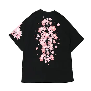 

Summer T-shirt Round Neck Short Sleeve Loose Womens Pink Japanese Graphic Tees Oversize Hip Hop Harajuku Kawaii Clothes HH50DX