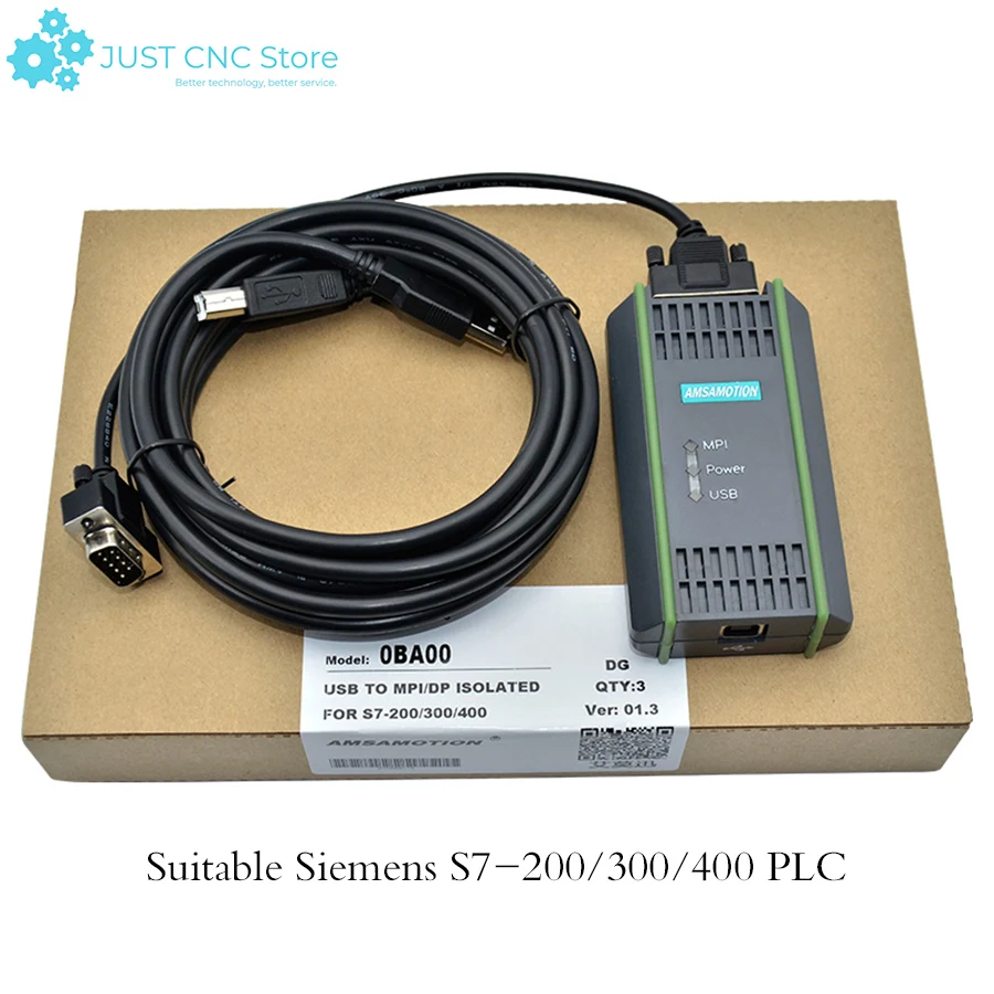 

USB-MPI DP PPI Siemens S7-200/300/400 PLC Programming Cable USB A2 6GK1 571-0BA00-0AA0 PC Adapter for S7 System copper wire