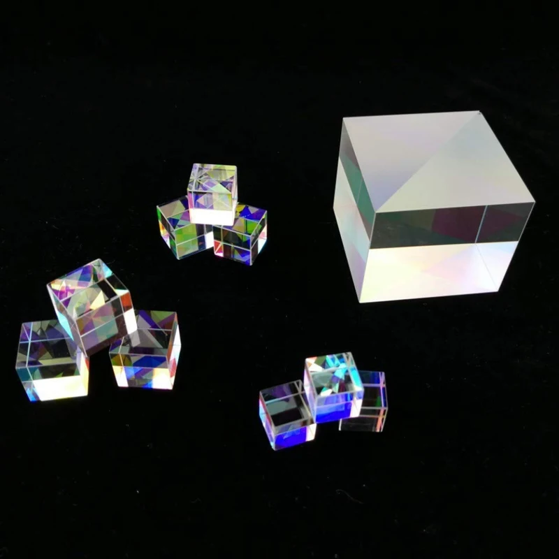  Optical Glass Prism RGB Dispersion Prism Six-Sided Bright Light Combine Cube Prism For Physics Teac - 4000235238050