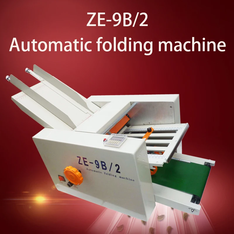 

Automatic paper folding machine maximum paper 210x420mm, high speed, 2 folding trays, large workload for user