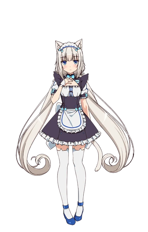 NEKOPARA/костюм для косплея ванильного шоколада, костюм горничной, костюм для косплея, костюм для девочек, костюм для женщин