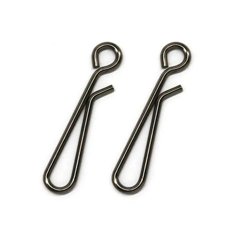

100pcs Saltwater Fishing Stainless Steel Open Eye Hangling Snap Quick Change Pin For Hook Lure Connector Fishing Accessories