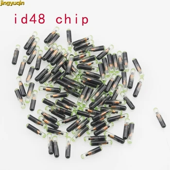 

jingyuqin 100pcs Car Key Transponder Chip ID48 T6 Crypto Unlocked For VW For Audi For Seat For Skoda For Porsche Auto
