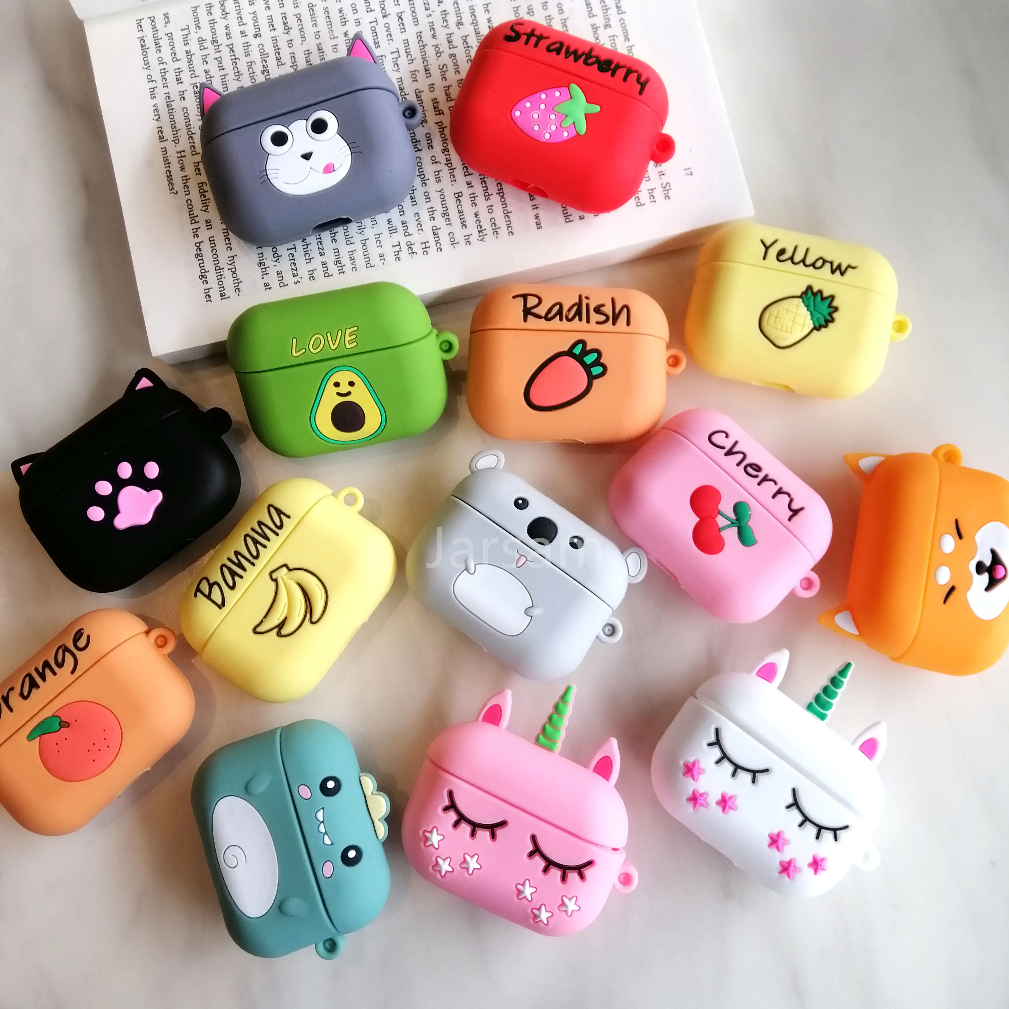 Cartoon Silicone Case For Airpods Pro Case Wireless for airpods pro Case Cover Earphone Case For Air Pods pro