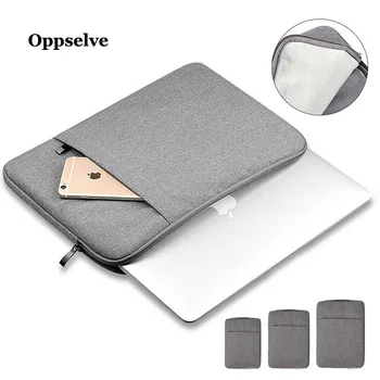 

Ultra-thin T-Fabric Computer Bag With Smooth Zipper For Apple MacBook 11 12 13 15 15.6 Waterproof Inch Laptop Case Storage Bag