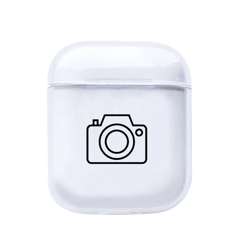 Роскошный чехол с рисунком карты для Apple Airpods, милый прозрачный жесткий Bluetooth защитный чехол для наушников для Air pods, 2 Чехол