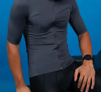 

2020 SPEXCEL Gray top quality pro team aero short sleeve cycling jersey lightweight fully dyed fabric high color fastness