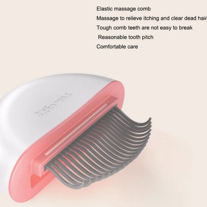 Pet Furmins Hair Removal Comb Cat Short Medium Hair Brush Handle Beauty Brush Accessories Comb Pet Dog Cat Grooming Tool
