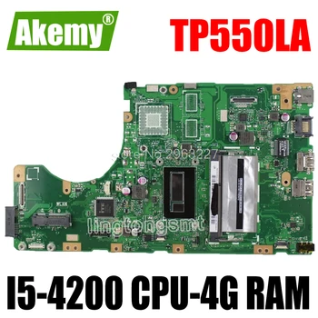 

Motherboard For Asus TP550L TP550LJ TP550LN TP550LA TP550LA -I5-4200 CPU-4G RAM Notebook notebook motherboard mainboard