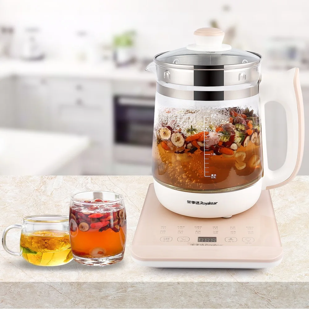 

1.8L Multifunction Electric Kettle Big Capacity Touch Button Electric Health Pot Boil Water Pot Kettle Filt For Soup Fruit Tea