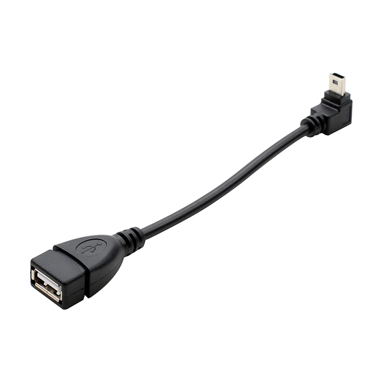 Верхний локоть Автомобильный MP3 кабель мини-usb к USB OTG автомобильный аудио u диск Т-порт кабель с адаптером