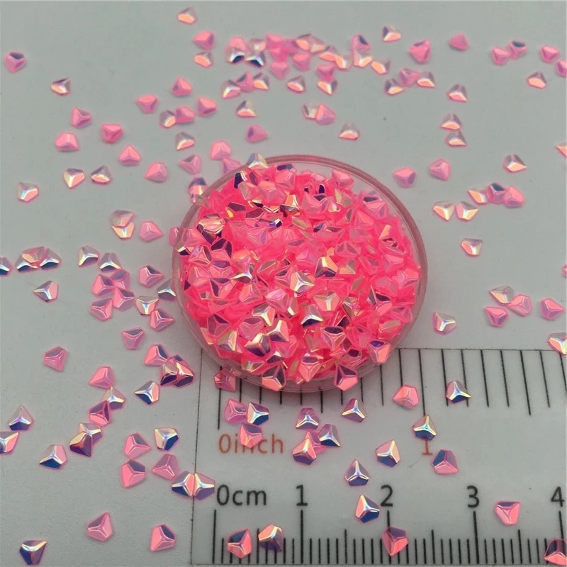 Golden Pink 30 г/лот, 3 мм, 3D бриллианты, свободные блестки, блестки, пайетки для рукоделия, ногтевого ремесла, изготовления слизи, свадебные конфетти украшения - Цвет: Golden Pink