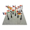 Brick Parts 2335 National Flag for Military Figure Land Force Square Flags Accessory Bricklink Building Block Particles Brickset 2