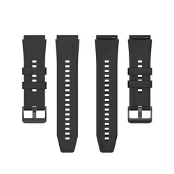 Silicone Strap for Huawei Smartwatch Bands - Durable and Stylish Watchband Bracelet (Black)