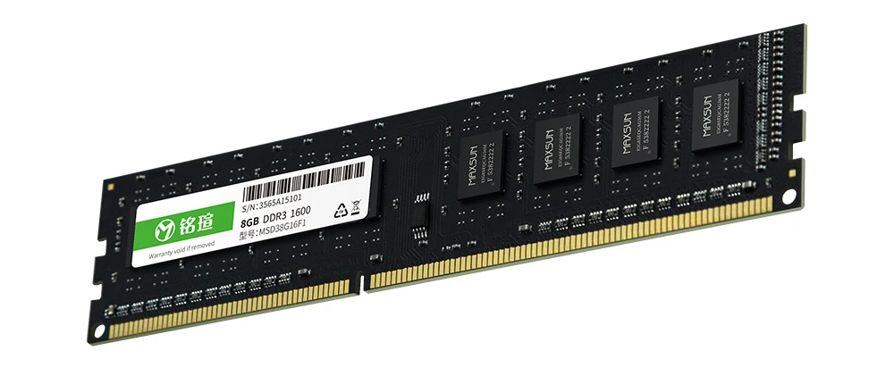 MAXSUN F1 ram s DDR3 4 ГБ/8 ГБ настольная память 1600 МГц напряжение памяти 1,5 в 11-11-11-28 пожизненная гарантия 240pin одиночный модуль оперативной памяти pc3 12800