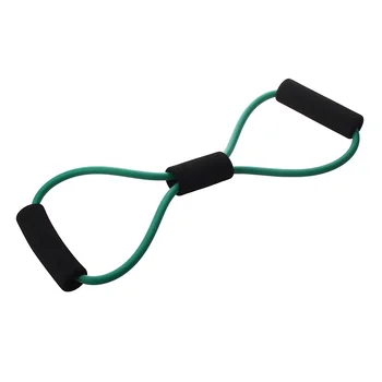 

Resistance Bands Tube Workout Exercise for Yoga 8 Type Green