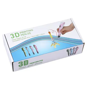 

3D Printing Pen 2 Generation LCD Display DIY 3D Printing Pen Arts 3D Pens For Children Drawing Tools