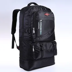 60L Outdoor Mountaineering Waterproof Backpack Men Hiking Travel Bag Climbing Camping Backpacks Man Large Capacity Trekking Bags