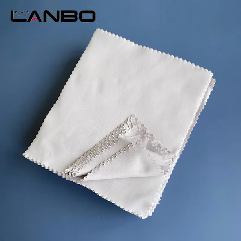 LANBO 100 pcs/lots High quality Glasses Cleaner 145*175mm Microfiber Glasses Cleaning Cloth For Lens Phone Screen Cleaning Wipes 4