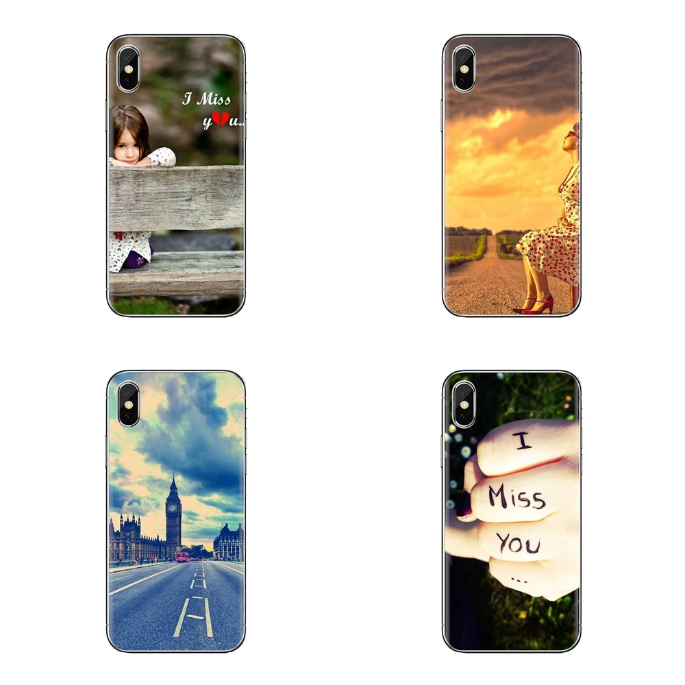Для samsung Galaxy S2 S3 S4 S5 MINI S6 S7 edge S8 S9 Plus Note 2 3 4 5 8 Coque Fundas I Miss You мобильный обои