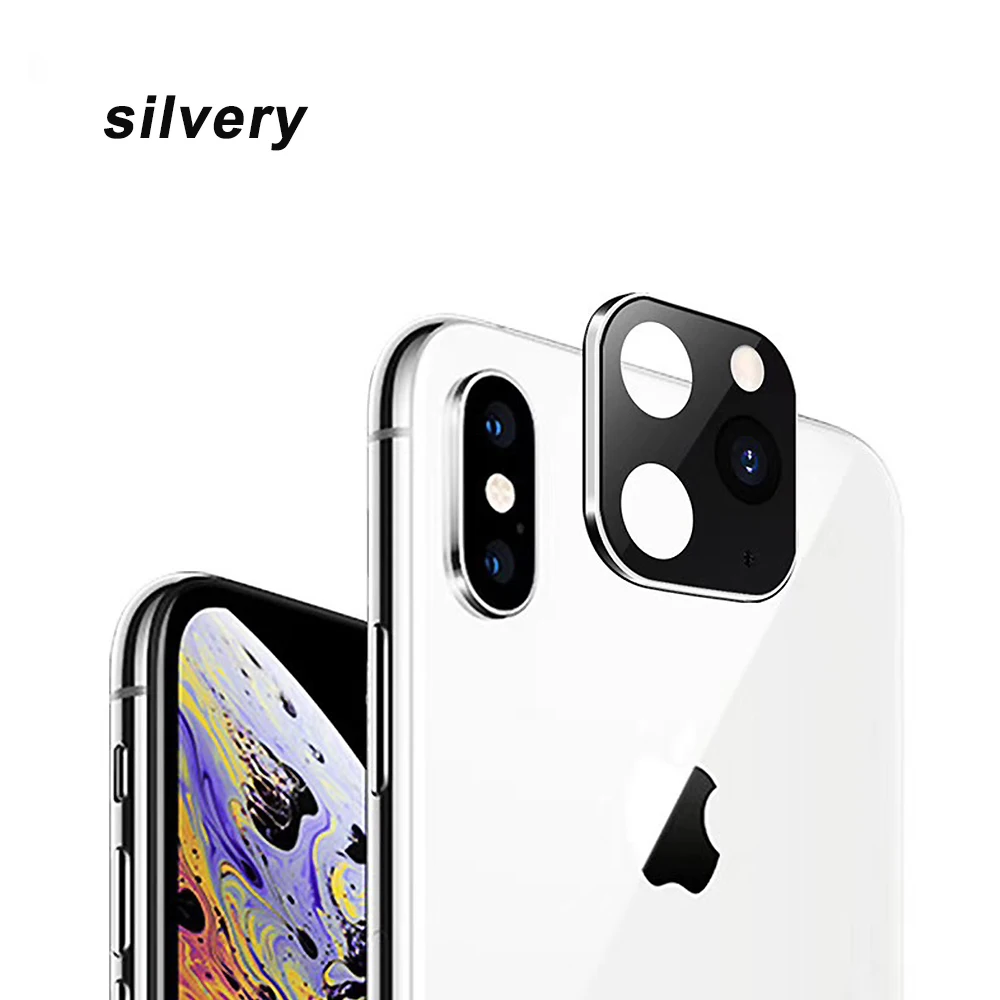 Для iPhone X MAX Seconds замена на iPhone11 Pro MAX наклейка на рассеиватель Крышка объектива алюминиевая защитная крышка камеры Защитная 3