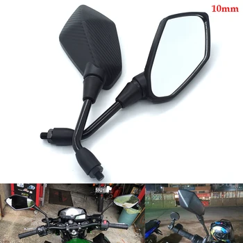 

Universal motorcycle rearview mirror 10mm motorcycle side mirror For Ducati STREETFIGHTER 848 2012-2015 MONSTER 1200 2014 M1100