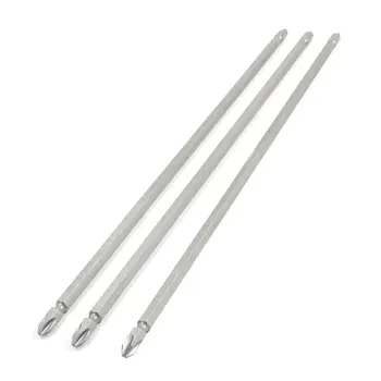 

uxcell 3 Pcs Electric Screwdriver Phillips Dual Magnetic Cross Double Ends Tips Driver Bits 6mm x 6mm x 300mm