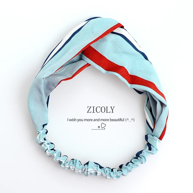 New Women Fashion Hair bands Cross Knot Elastic Hair Band Korean face wash hair band girl small fresh HairBands Hair Accessories style-15