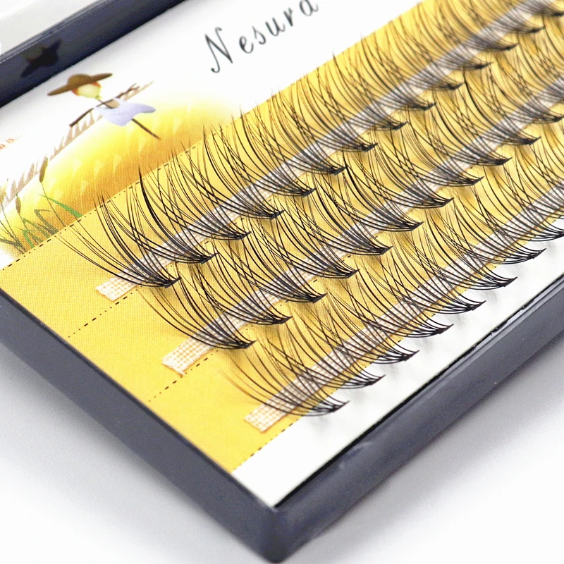 

1 box large capacity individual eyelashes faux lashes extension makeup 20D natural false eyelashes extension eyelash cluster