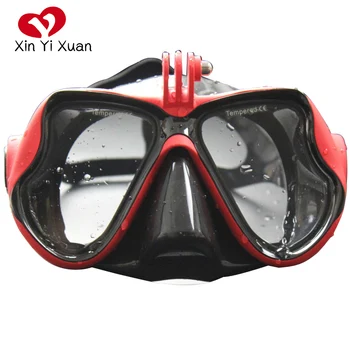 

Anti Fog Scuba Diving Mask Underwater Breathing Swimming Foldable Strap Adults 2019 Under Water Dive Swim Mask for Gopro Camera