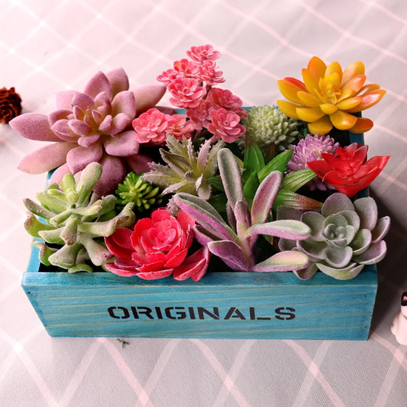 Различные искусственные кактусы суккуленты зеленые полиуретановые пустынные