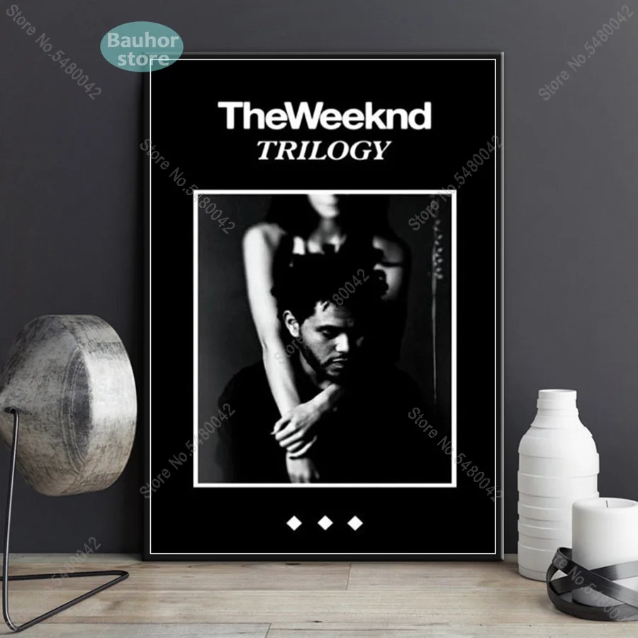 The Weeknd плакат настенное искусство Трилогия музыкальный альбом Обложка холст живопись плакаты и принты для комнаты декоративный домашний декор