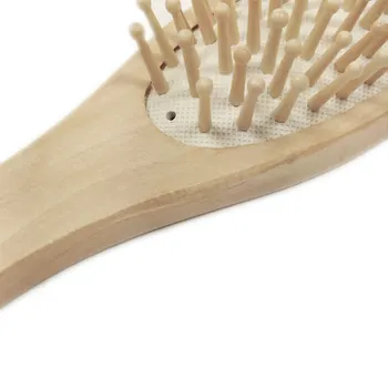 

Newly Wooden Bamboo Hair Vent Brush Brushes Hair Care and Beauty SPA Massager Massage Comb CLA88