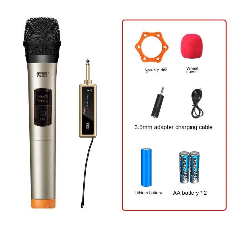 Wireless Microphone Handheld Microphones Home Outdoor Set Type Diaphragm Style Model Number Transducer Certification Package 