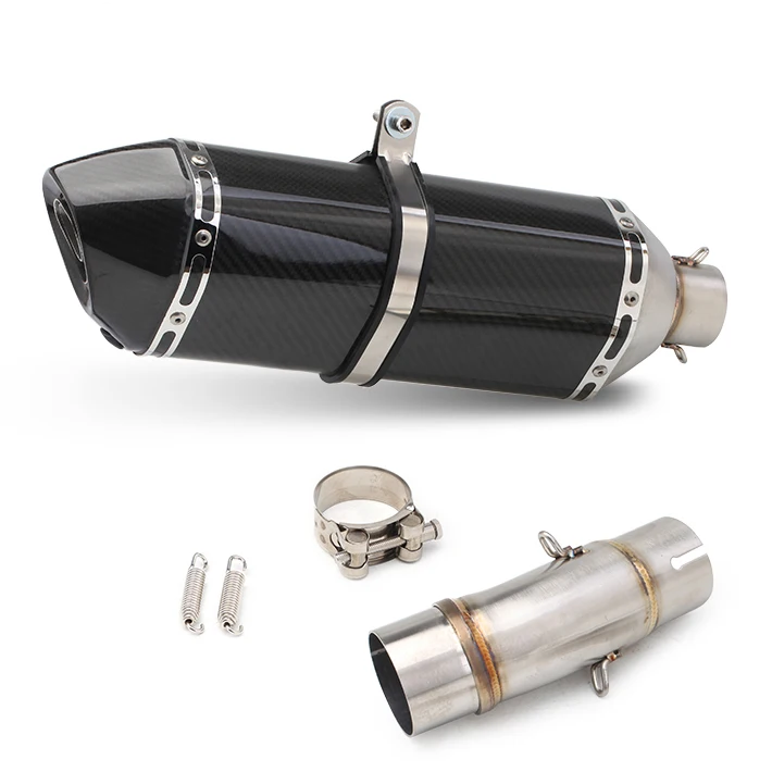 Глушитель для мотоцикла 2017 2018 2019 Kawasaki Ninja 400 Z400 Midpiece NINJA400 Модифицированная