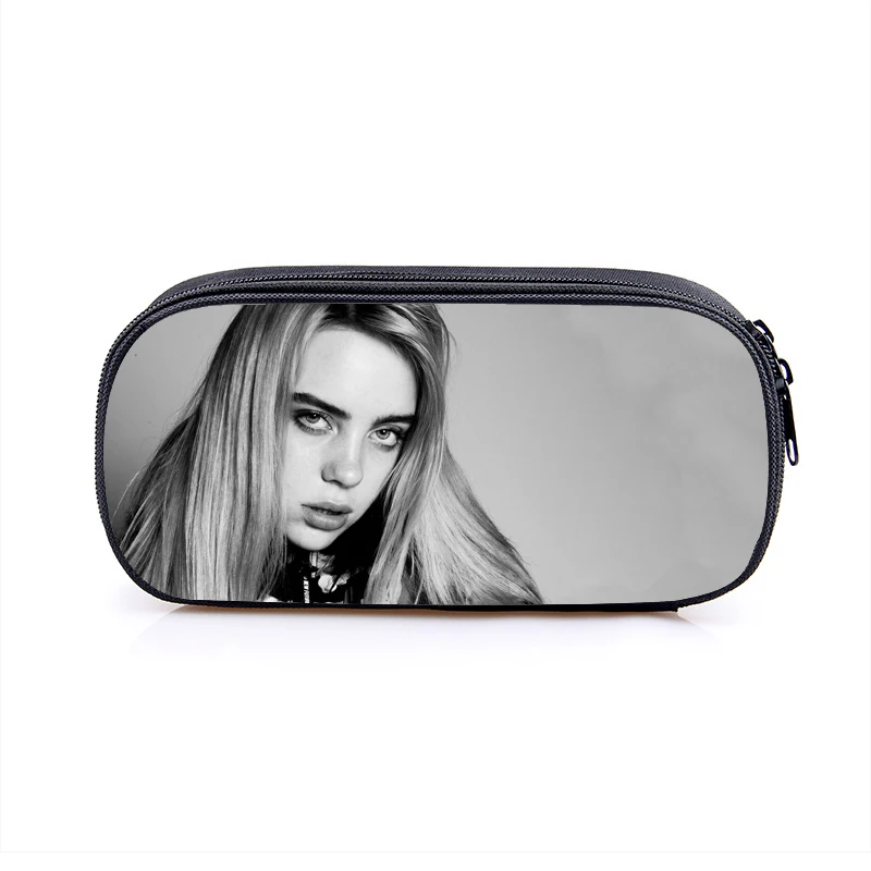 11 Косметический Чехол Billie Eilish s, сумка-карандаш для женщин, косметички для девочек-подростков, футляр для карандашей, школьный чехол, принадлежности - Цвет: 11