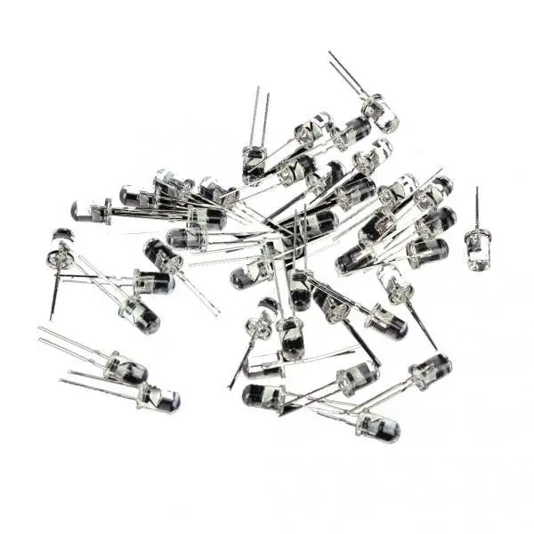 2x 50pcs Dia. 5mm RGB Tri-Color Quick Flashing LED Light Round Emitting Diodes