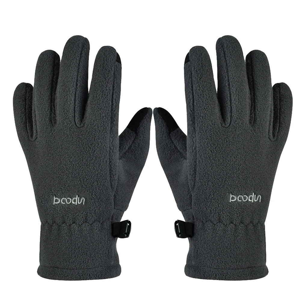 Kids Cycling Gloves Winter Warm Bike Full Finger Gloves Riding Winter Touch Screen Snow Windstopper Gloves