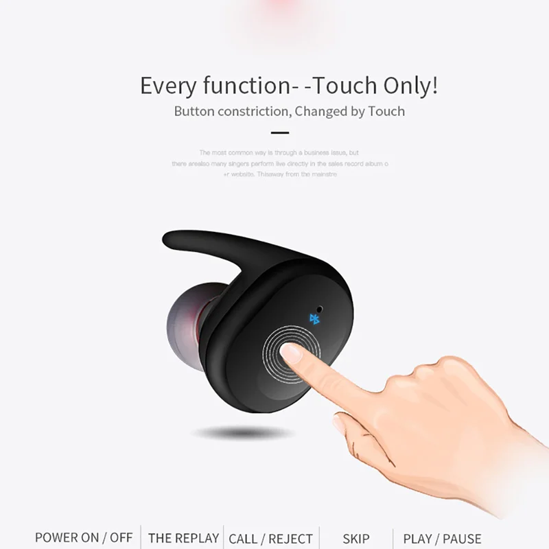 OTTWN Tws 4,1 HIfi Стерео Bluetooth Наушники Беспроводные спортивные наушники Тип Мини-накопитель костной проводимости s-9100 с зарядным устройством