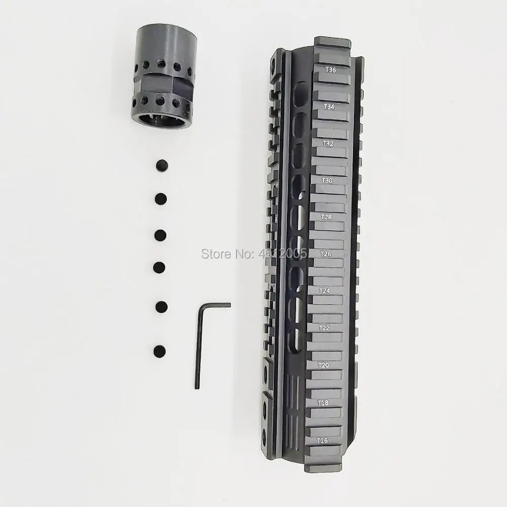 9 дюймов noveske Quad Rai для ar15 handguard 4 Вивер Пикатинни винтовка Бесплатная плавающая