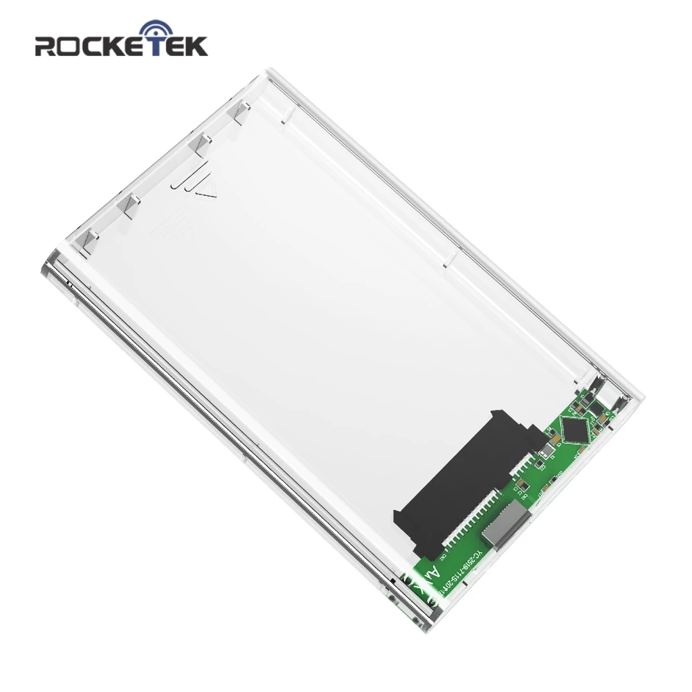 Carcasa Rocketek HDD 2,5 pulgadas SATA a USB 3,0 SSD adaptador Disco caja HDD externa carcasa ordenador portátil de sobremesa|sata to usb 3.0|sata to usbexternal hdd enclosure - AliExpress