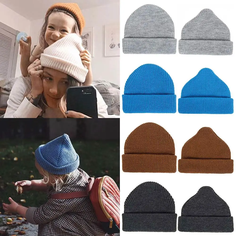 TRUENJOY, новинка, вязанные шапки бини, шапка для женщин и детей, зимняя шапочка, шапка для мальчиков и девочек, шапка, модный дизайн