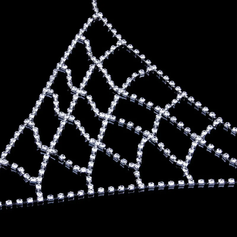 Stonefans сексуальный крест кристалл Bralette ювелирные изделия для женщин цепь тела стразы бюстгальтер цепь Топ ожерелье для бикини подарок на Рождество