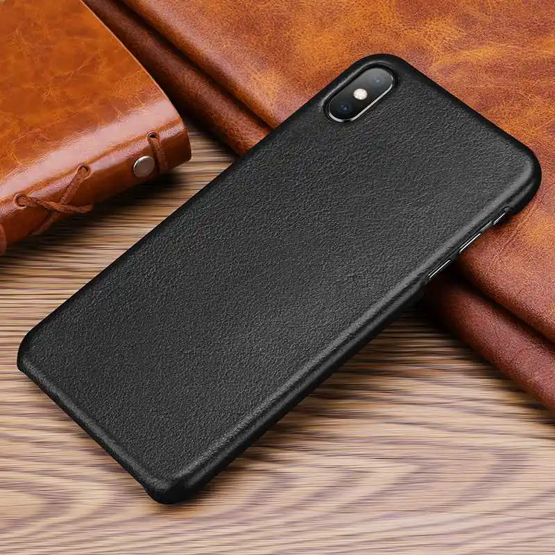 Чехол из натуральной кожи для Iphone XR XS Max чехол роскошный чехол гладкая защита Coque для Iphone X XS XR чехол Fundas корпус