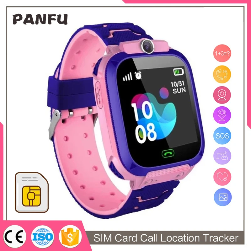 Q12 Kids Gift Watches Smartwatch Children's Smart Watch with SIM Card Call Location Tracker SOS for Children Waterproof SB004
