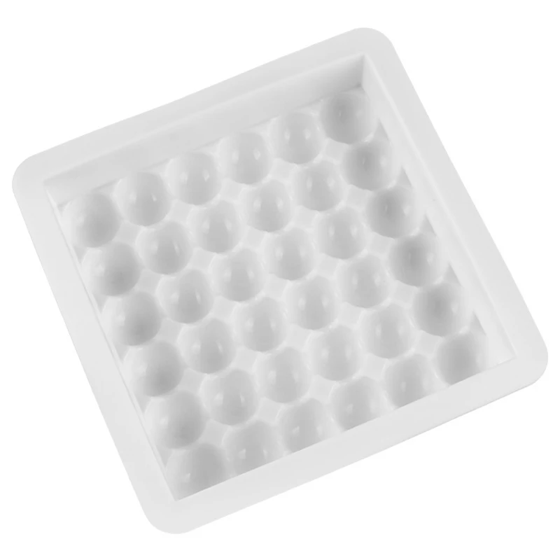 5pcs/lot Square Shape With 36 Half Ball Silicone Mousse Cake Mold Bakeware Baking Form Pastry Molds Kitchen Tools CM218